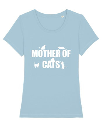 MOTHER OF CATS Sky Blue
