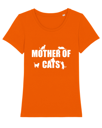 MOTHER OF CATS Bright Orange
