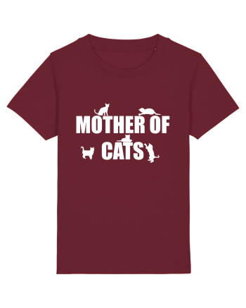 MOTHER OF CATS Burgundy