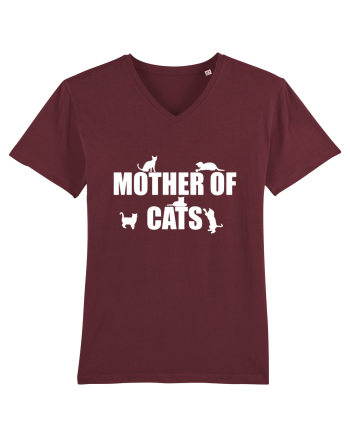 MOTHER OF CATS Burgundy