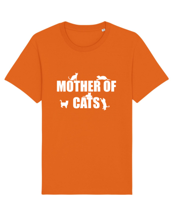 MOTHER OF CATS Bright Orange