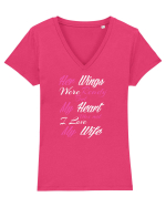 MY WIFE Tricou mânecă scurtă guler V Damă Evoker