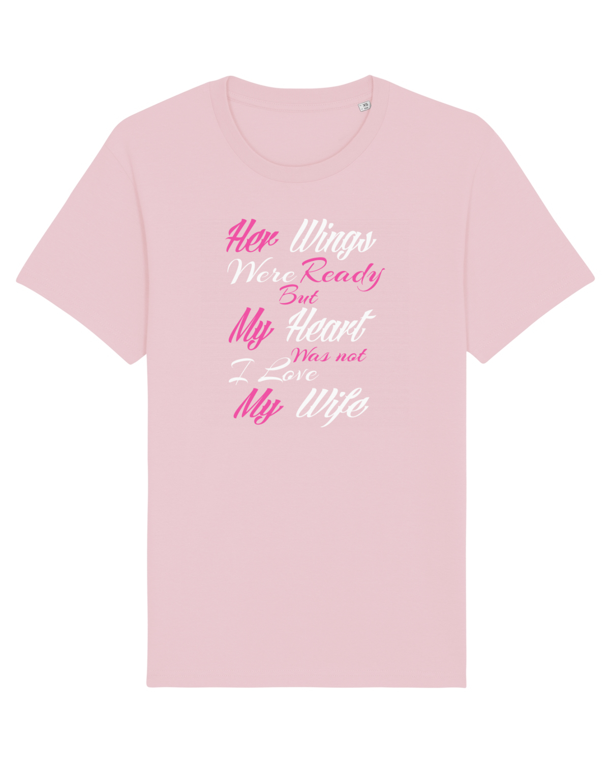 Tricou mânecă scurtă Unisex Rocker Cotton Pink