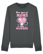 MOM NURSE Bluză mânecă lungă Unisex Rise