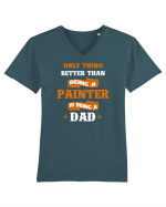 PAINTER DAD Tricou mânecă scurtă guler V Bărbat Presenter