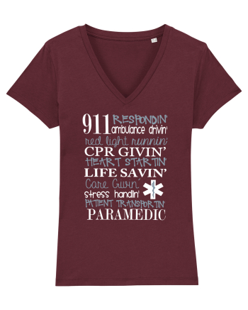 PARAMEDIC Burgundy