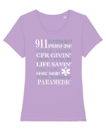PARAMEDIC Tricou mânecă scurtă guler larg fitted Damă Expresser