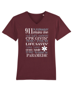 PARAMEDIC Tricou mânecă scurtă guler V Bărbat Presenter