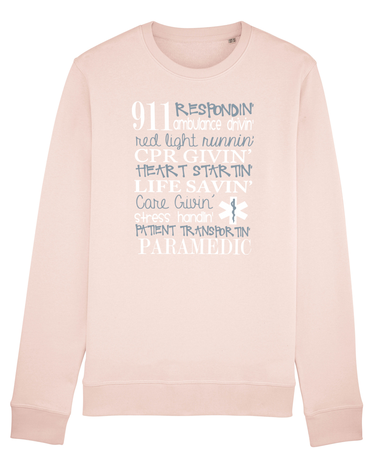 Bluză mânecă lungă Unisex Rise Candy Pink