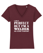 WELDER Tricou mânecă scurtă guler V Damă Evoker