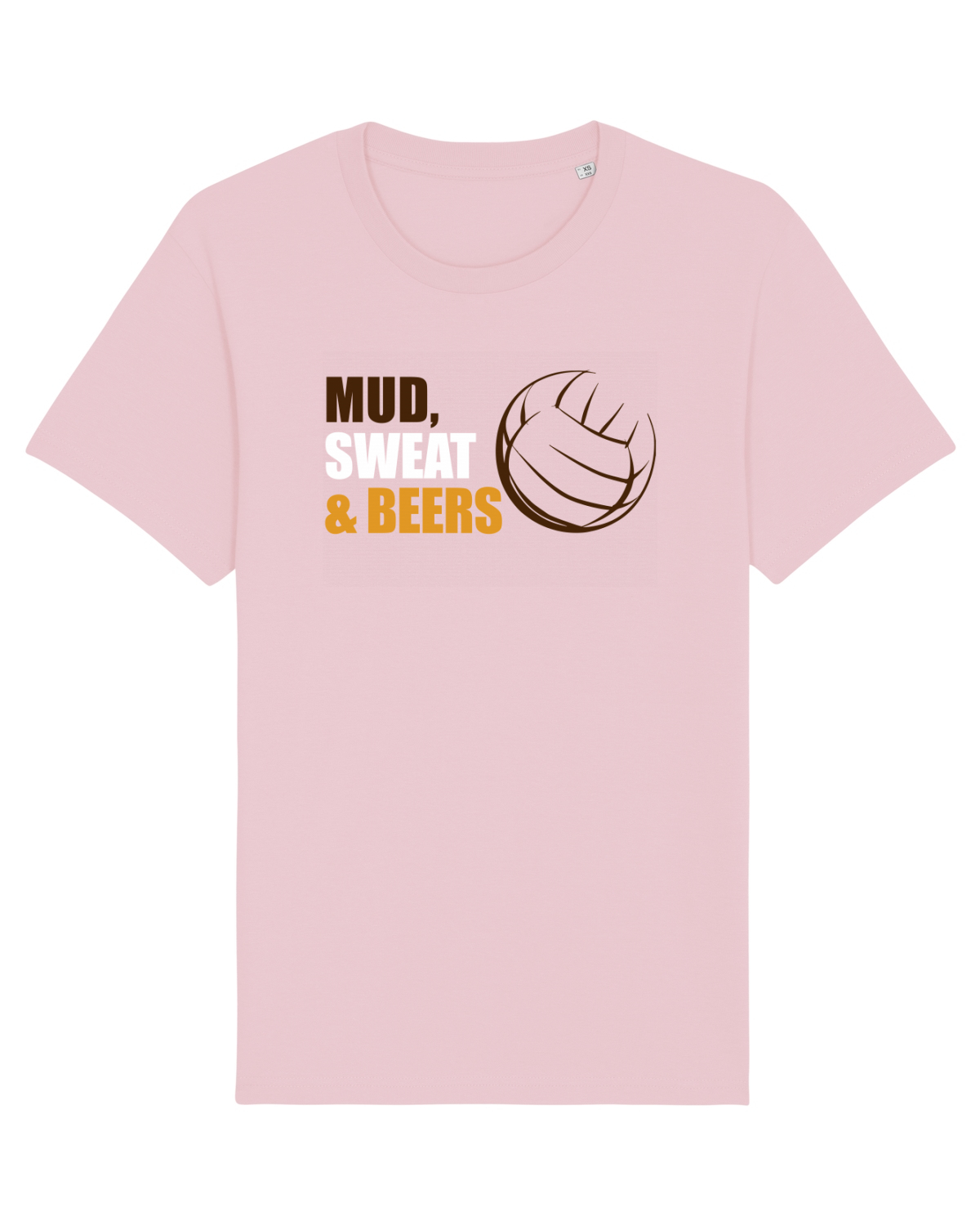 Tricou mânecă scurtă Unisex Rocker Cotton Pink