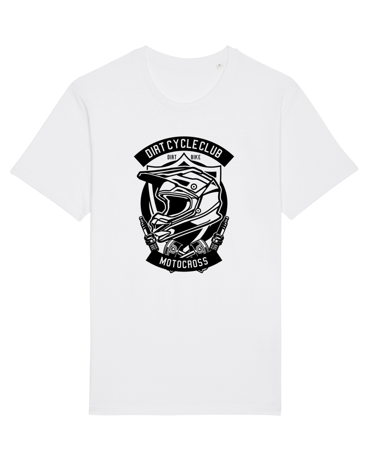 Tricou mânecă scurtă Unisex Rocker White