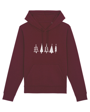 Brazi de craciun Burgundy