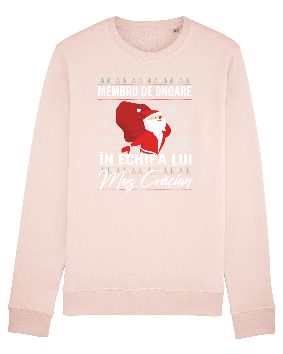 Bluză mânecă lungă Unisex Rise Candy Pink