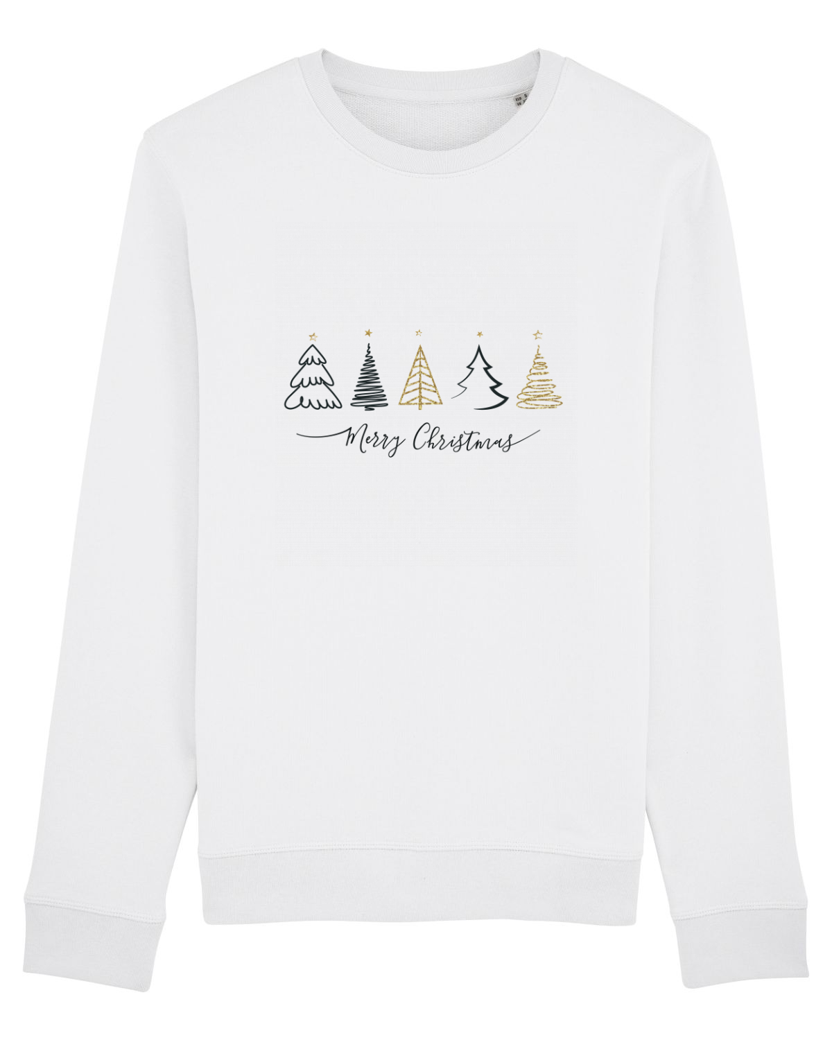 Bluză mânecă lungă Unisex Rise White