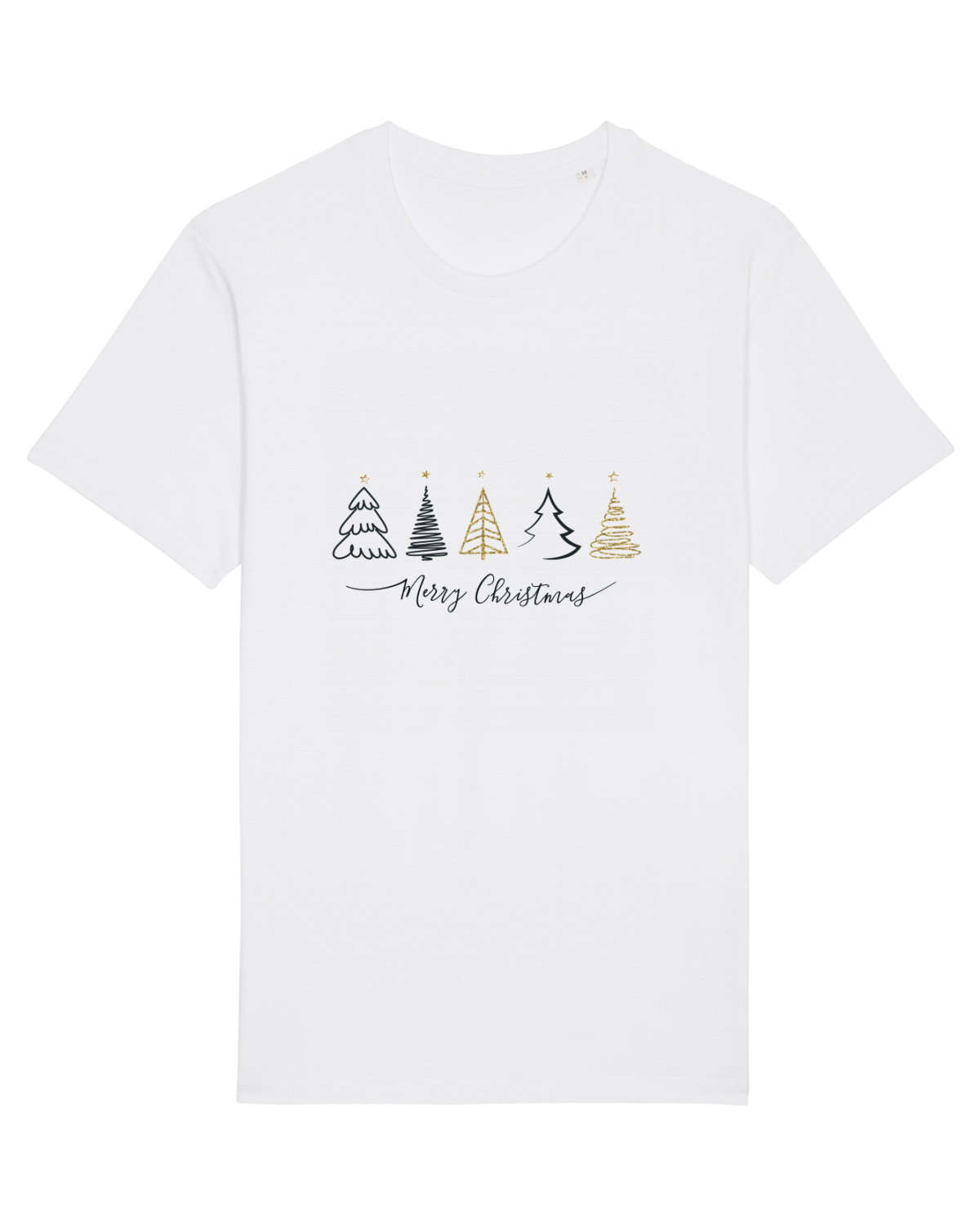 Tricou mânecă scurtă Unisex Rocker White