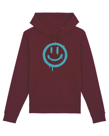 Smiley Face Burgundy