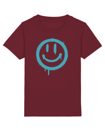 Smiley Face Burgundy