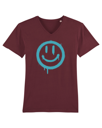 Smiley Face Burgundy