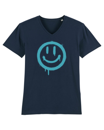 Smiley Face French Navy