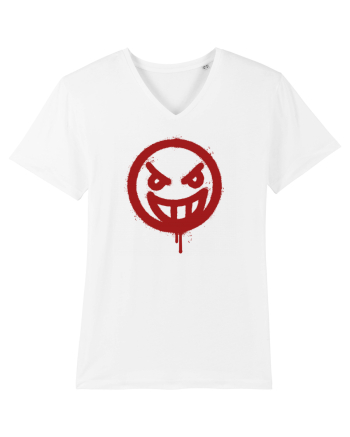 Angry face White