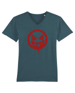 Angry face Tricou mânecă scurtă guler V Bărbat Presenter