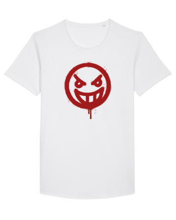 Angry face White