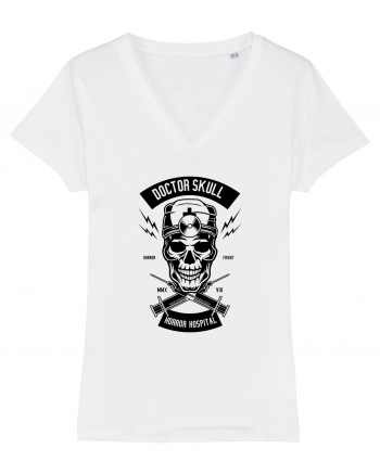 Doctor Skull Black White