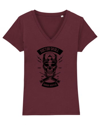 Doctor Skull Black Burgundy