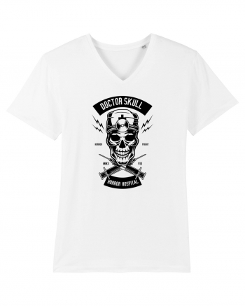 Doctor Skull Black White