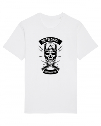 Doctor Skull Black White