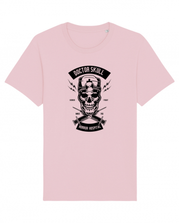 Doctor Skull Black Cotton Pink