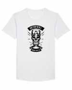 Doctor Skull Black Tricou mânecă scurtă guler larg Bărbat Skater