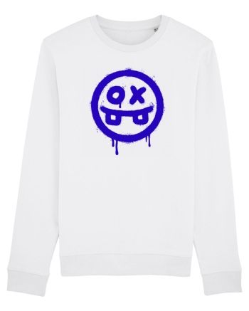Sick scary face White