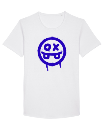 Sick scary face White