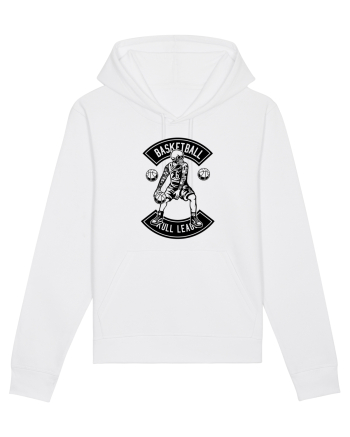 Basketball Skull Black White