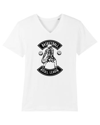 Basketball Skull Black White