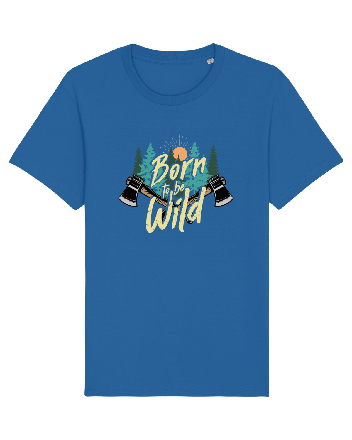 Tricou mânecă scurtă Unisex Rocker Royal Blue