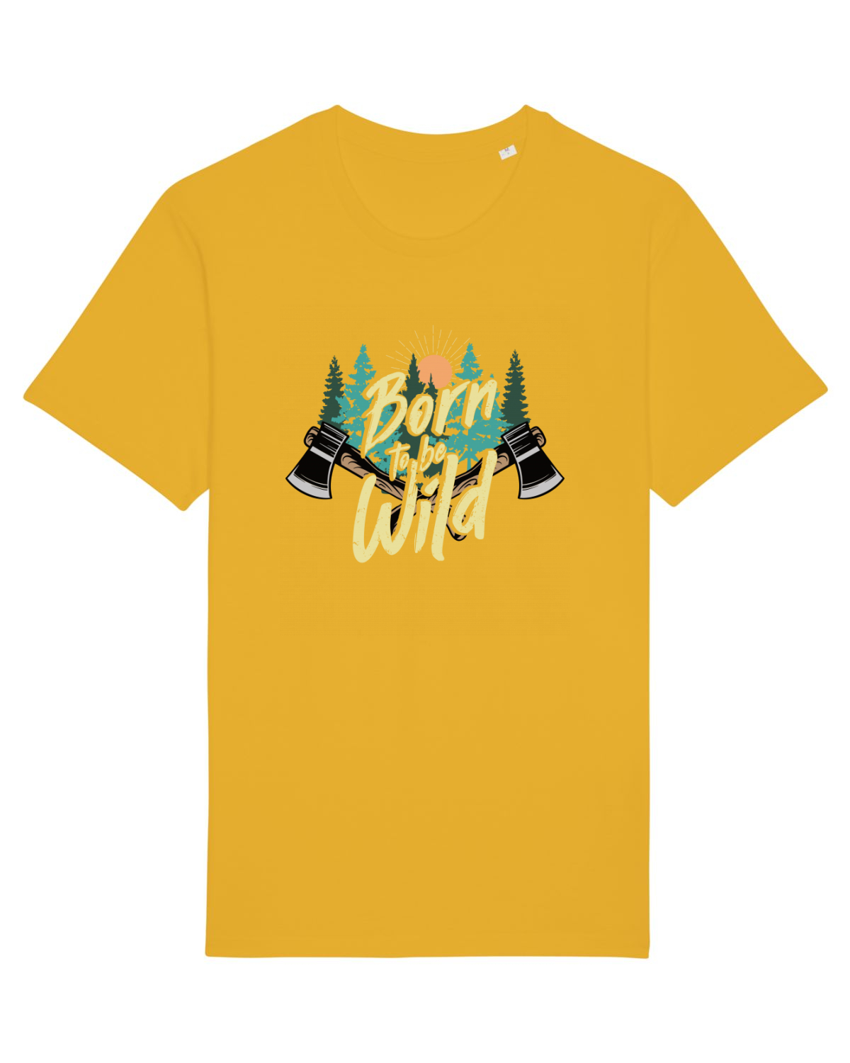 Tricou mânecă scurtă Unisex Rocker Spectra Yellow