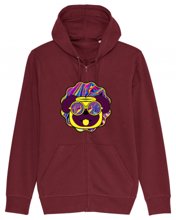 Psychedelic pug Burgundy