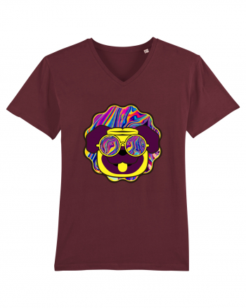 Psychedelic pug Burgundy