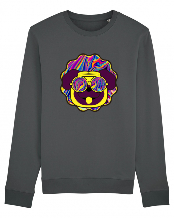 Psychedelic pug Anthracite