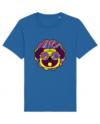 Psychedelic pug Royal Blue