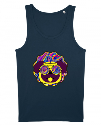 Psychedelic pug Navy