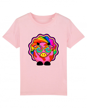 Psychedelic Cow Cotton Pink