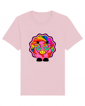 Psychedelic Cow Cotton Pink