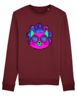 Psychedelic Cat Bluză mânecă lungă Unisex Rise