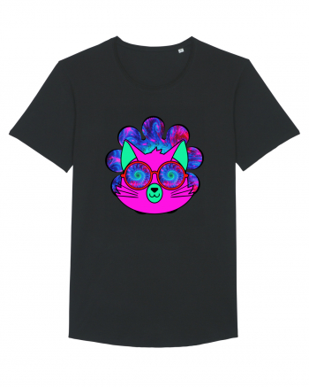 Psychedelic Cat Black