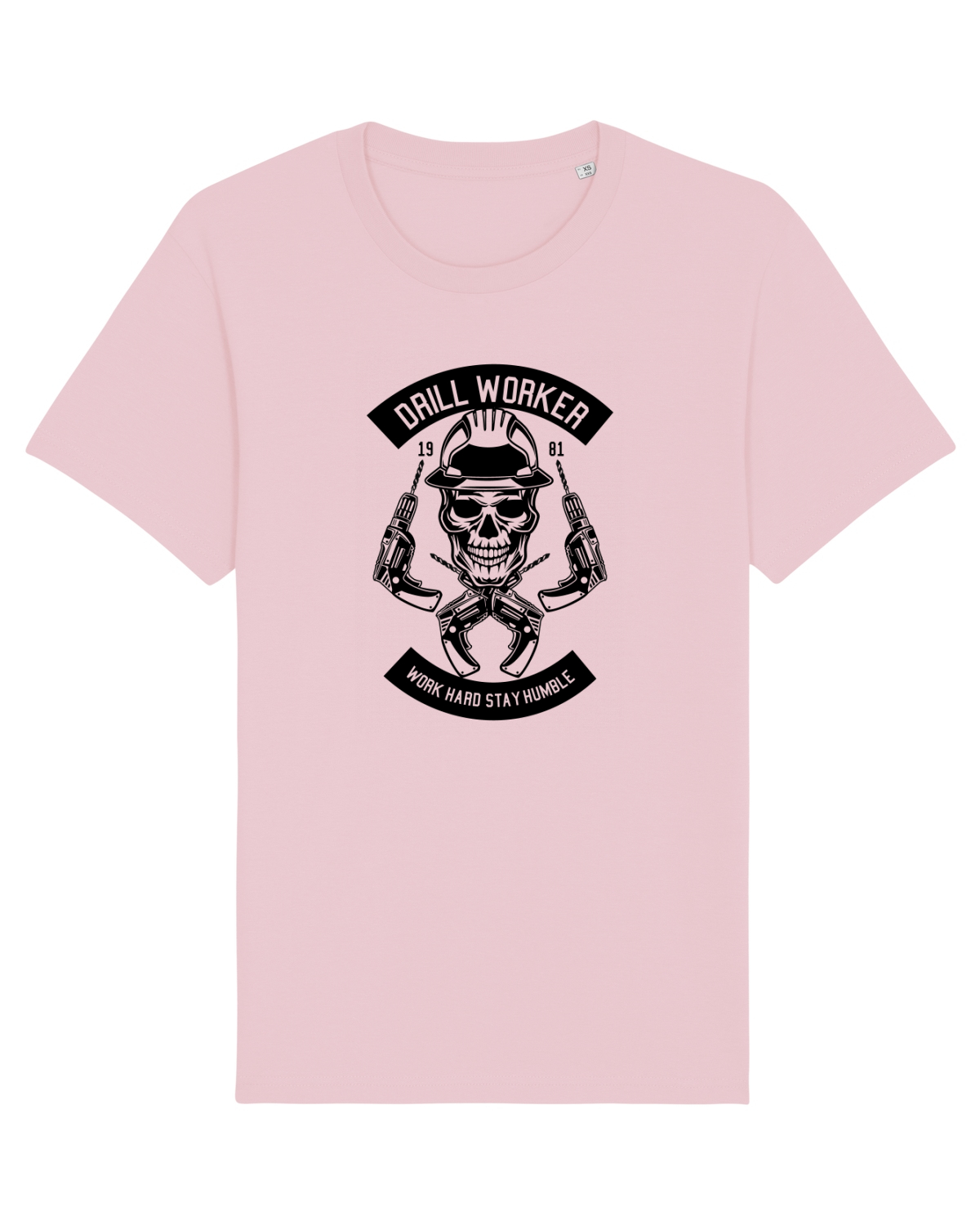 Tricou mânecă scurtă Unisex Rocker Cotton Pink