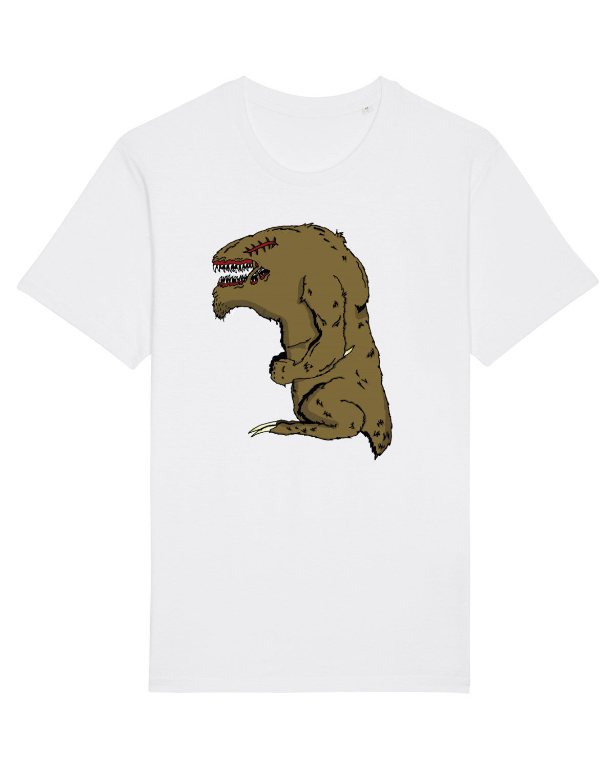 Tricou mânecă scurtă Unisex Rocker White